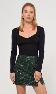 Bennie Beaded Mini Skirt