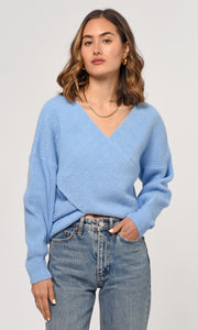 Rina Cross Front Cozy Sweater