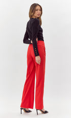 Selene High Waist Front Seam Trousers