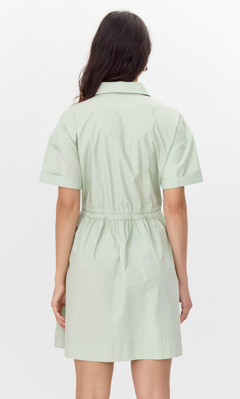 poplin tie waist shirt dress Lela Rose | Cotton Poplin Tie Waist Dress | XL