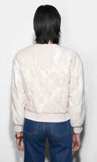 Micah Embroidered Quilted Bomber Jacket