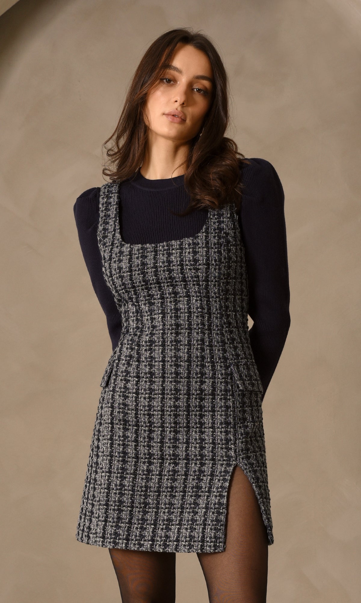 Vera Boucle Mini Dress | Greylin Collection Vera Boucle Mini Dress | Greylin Collection