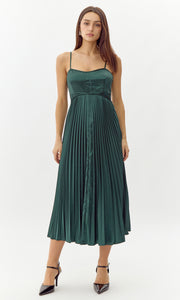 Rita Pleated Midi Dress