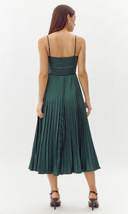Rita Pleated Midi Dress