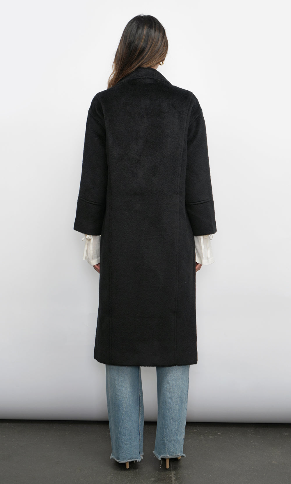 Bryce 3/4 Sleeve Long Coat | Greylin Collection