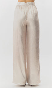 Elysa Metallic Wide Leg Pant