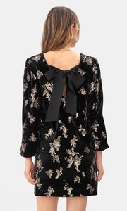 Helena Velvet Sequin Mini Dress