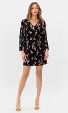 Helena Velvet Sequin Mini Dress