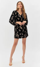 Helena Velvet Sequin Mini Dress