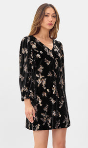 Helena Velvet Sequin Mini Dress