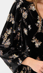 Helena Velvet Sequin Mini Dress