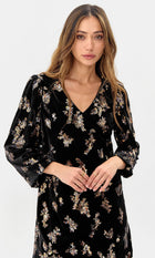 Helena Velvet Sequin Mini Dress