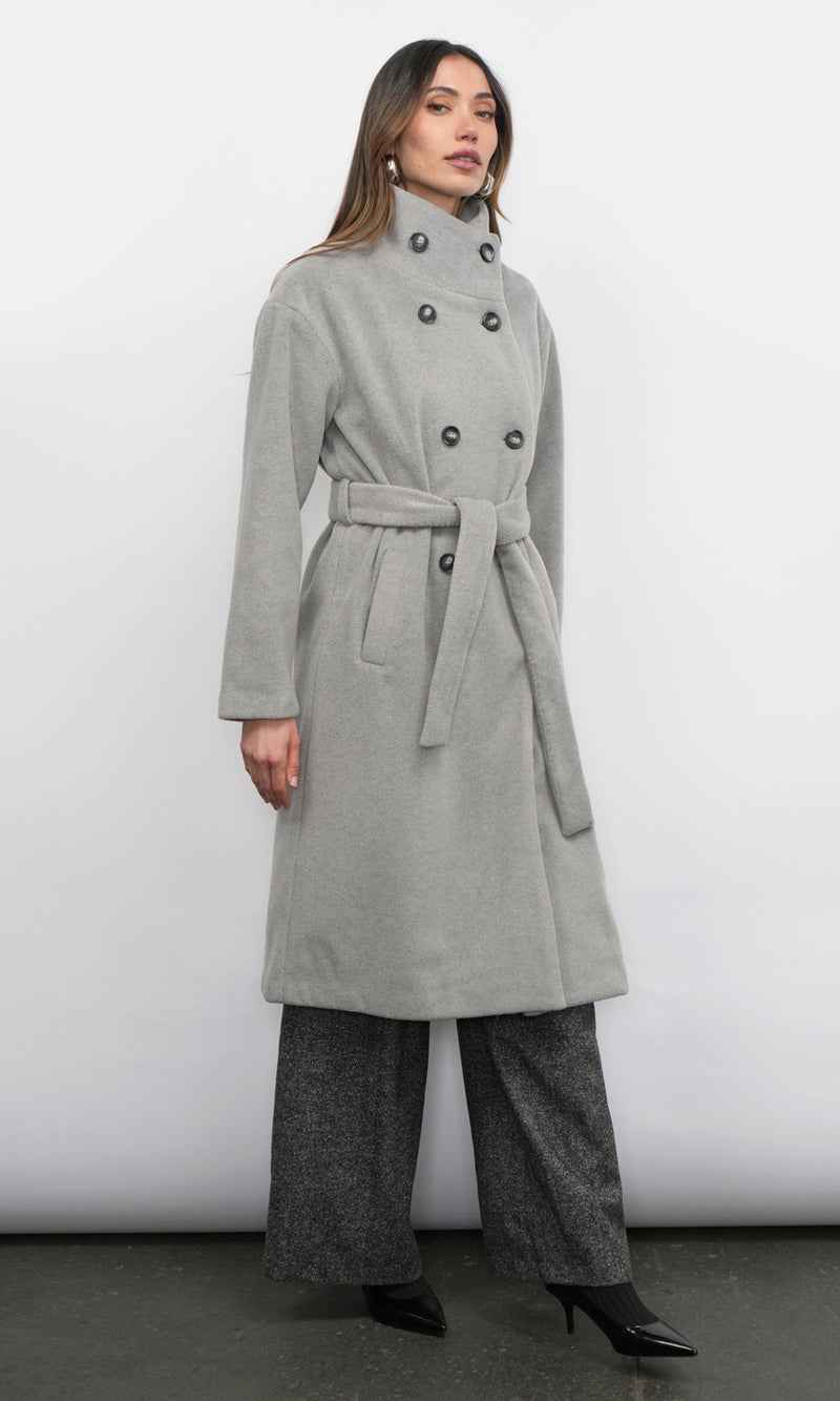 Nessa Funnel Neck Coat