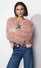 Imani Shaggy Rib Hem Jacket