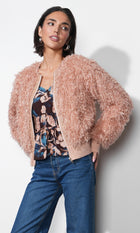 Imani Shaggy Rib Hem Jacket