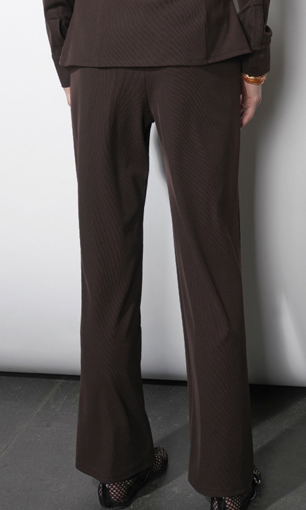 Quinn Rib Knit Pull Up Pant