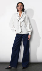 Shai Tie Neck Blouse