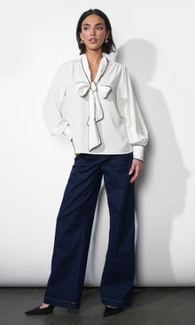 Shai Tie Neck Blouse