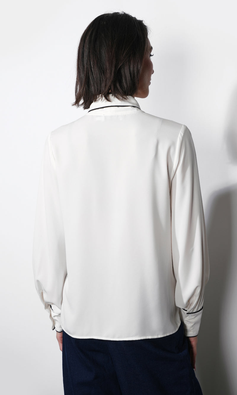 Shai Tie Neck Blouse