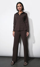 Quinn Rib Knit Pull Up Pant