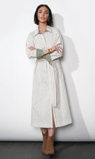 Cosette Open Back Shirt Dress