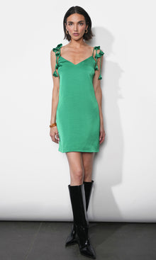 Maya Mini Slip Dress w/ Lily Accent Straps