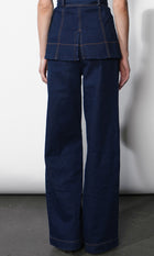 Luna Wide Leg Denim Trousers