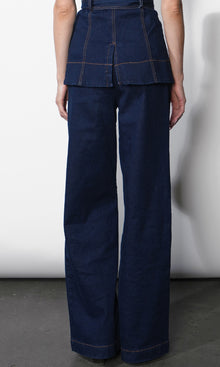 Luna Wide Leg Denim Trousers