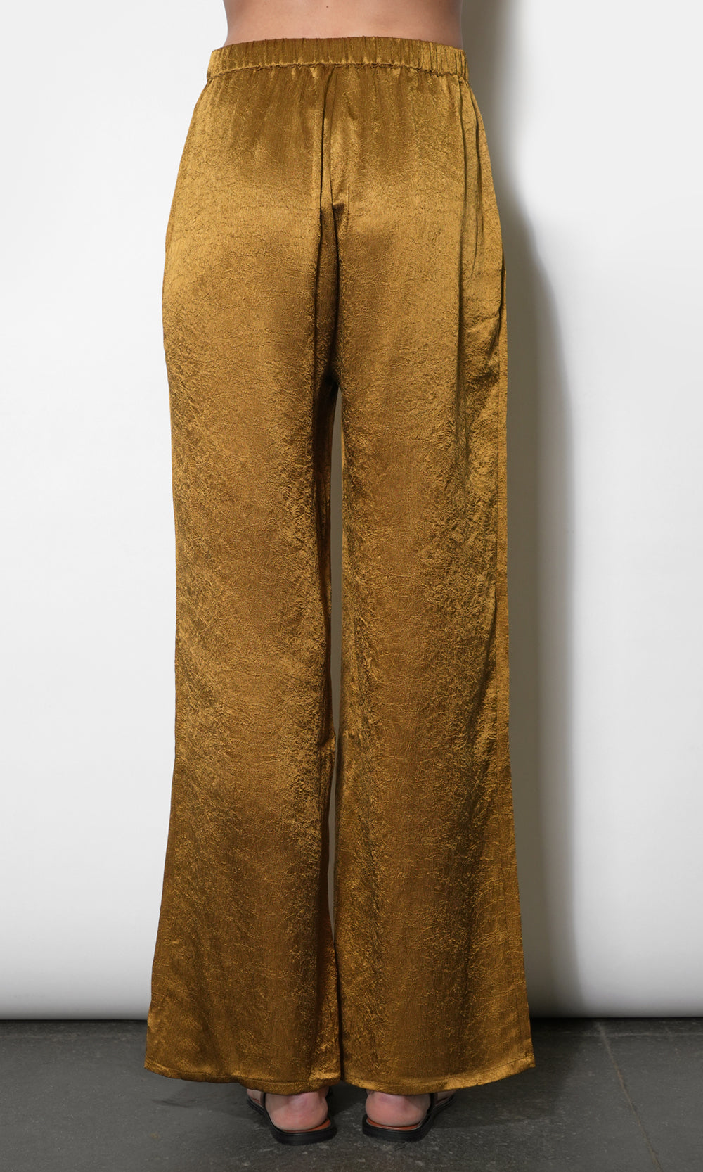 Nova Satin Drawstring Wide Leg Pants