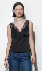 Isis Lace Detail Satin Cami