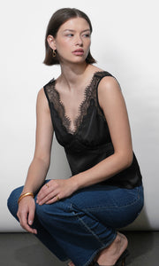 Isis Lace Detail Satin Cami