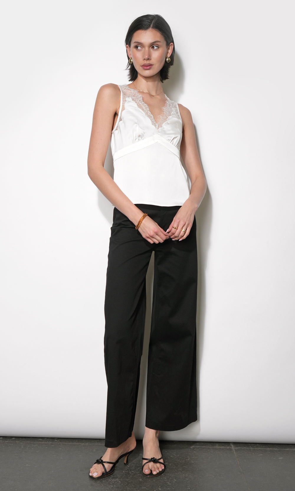 Isis Lace Detail Satin Cami