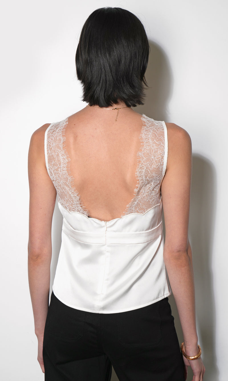Isis Lace Detail Satin Cami