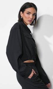Ina Button Up Cropped Shirt