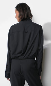 Ina Button Up Cropped Shirt