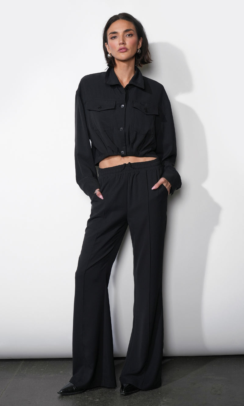 Abigail Drawstring Flared Pants