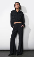 Ina Button Up Cropped Shirt