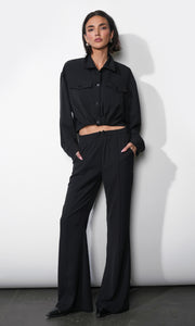 Ina Button Up Cropped Shirt