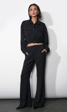 Ina Button Up Cropped Shirt