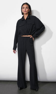 Abigail Drawstring Flared Pants