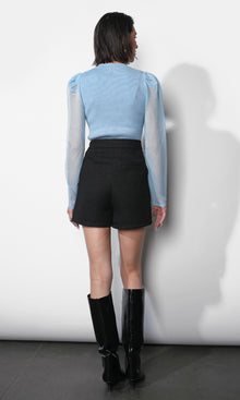 Honey Sheer Sleeve Sweater Top