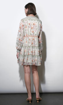 Alexis Deep V Tiered Pullover Dress