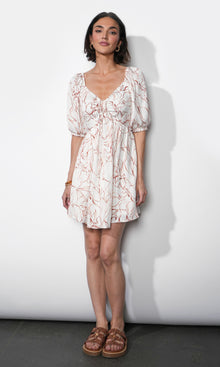 Liz Puff Sleeve Mini Dress