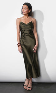 Leah Jewel Strap Slip Dress