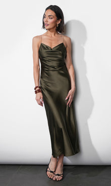 Leah Jewel Strap Slip Dress