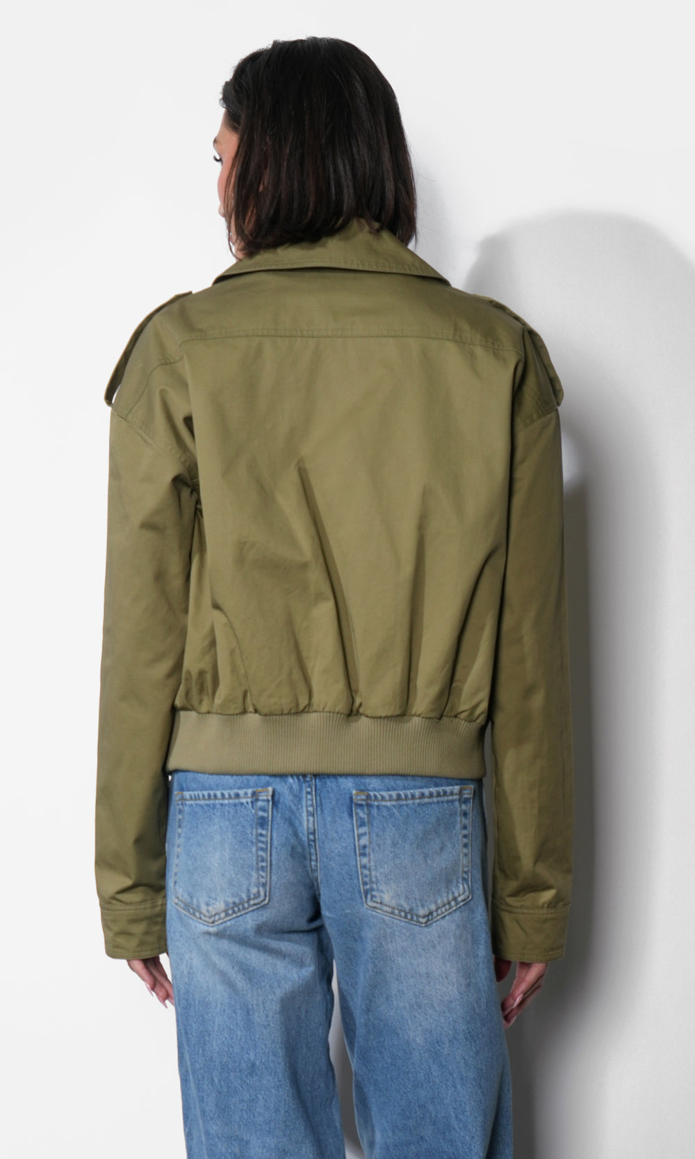 Riley Short Trench w/ Rib Band