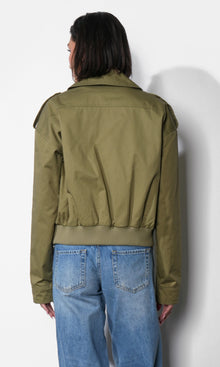 Riley Short Trench w/ Rib Band