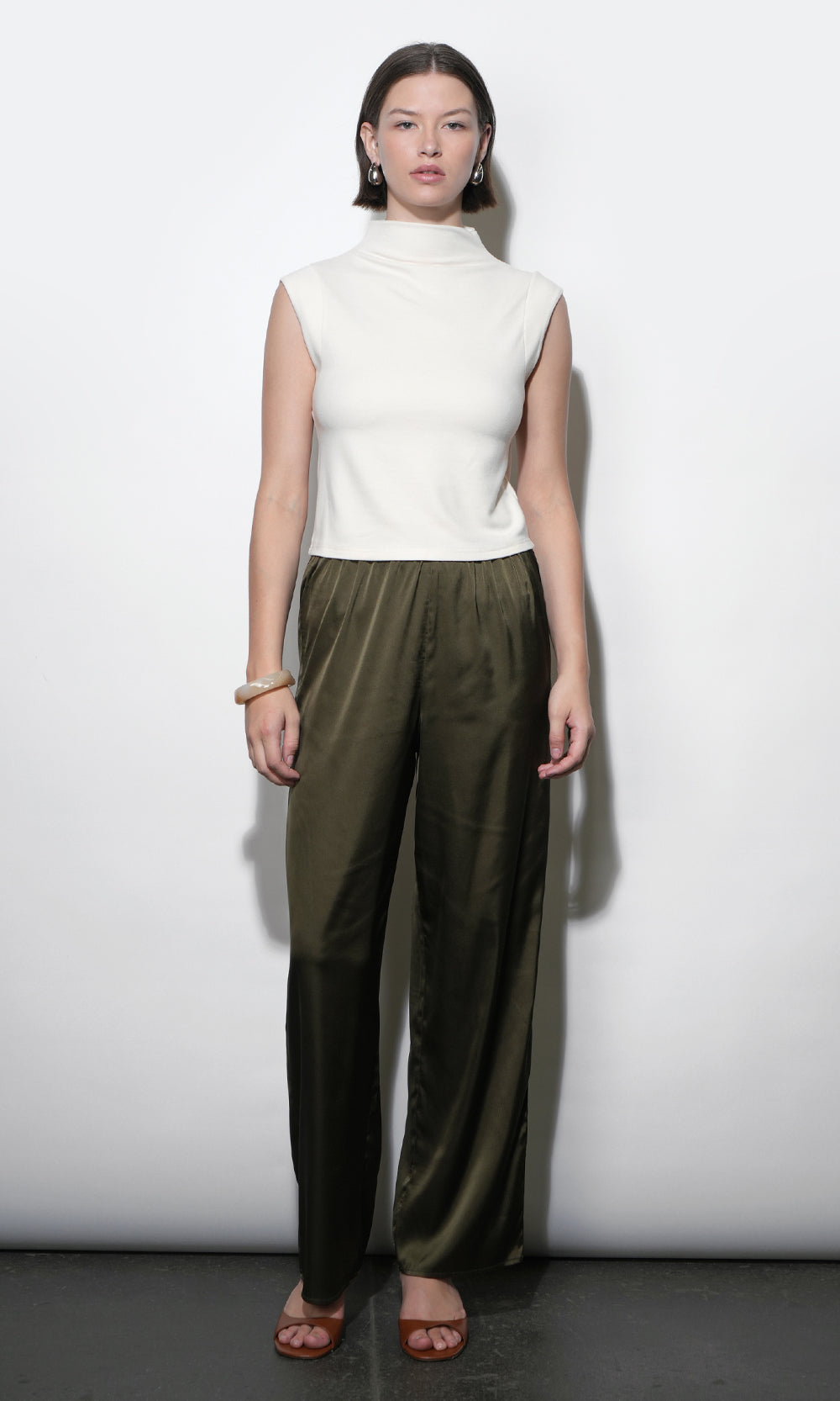 Paloma Funnel Neck Knit Top