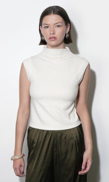 Paloma Funnel Neck Knit Top