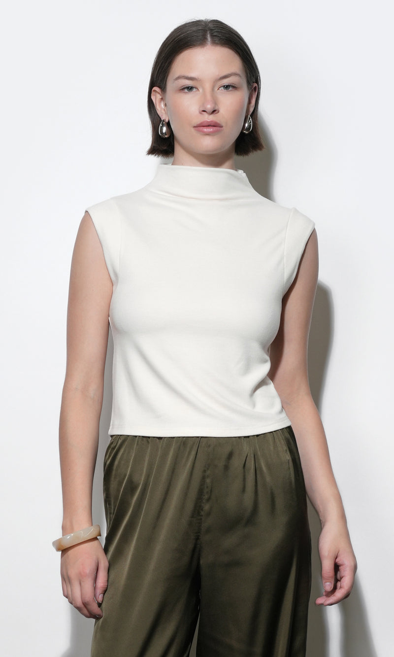 Paloma Funnel Neck Knit Top